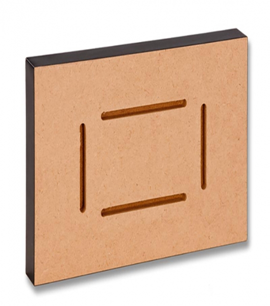Foto Block 20x20 cm schwarz